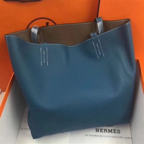 hermes double sens size|hermes double sens tote.